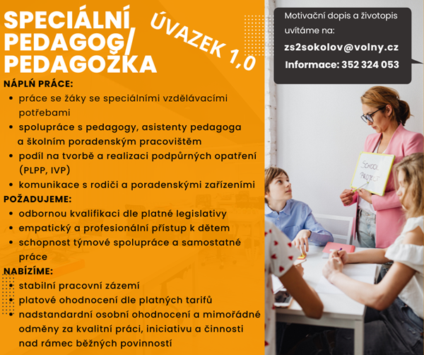 speciální pedagog pedagožka